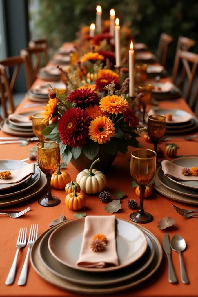 Autumn Harvest Table Decor Image