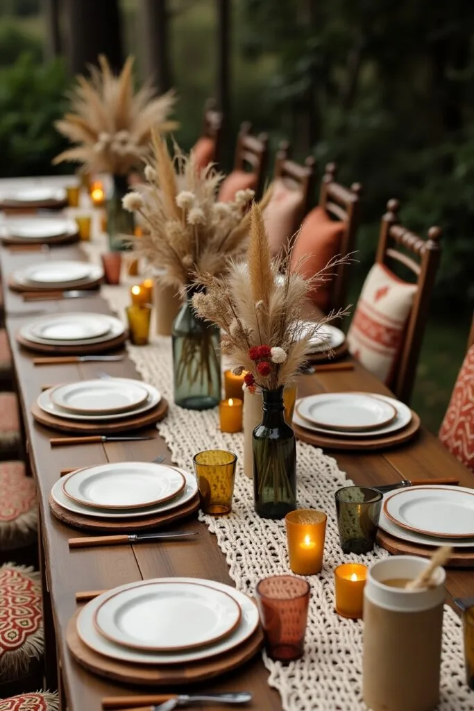 Boho Beauty Table setting Image