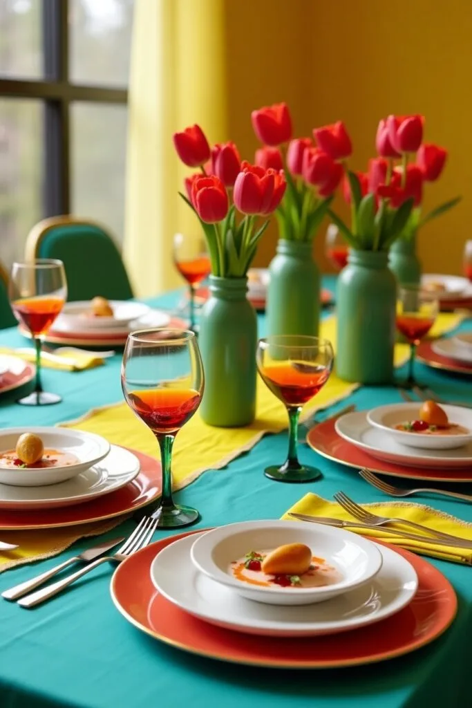 Bold Spring Table Setting Image