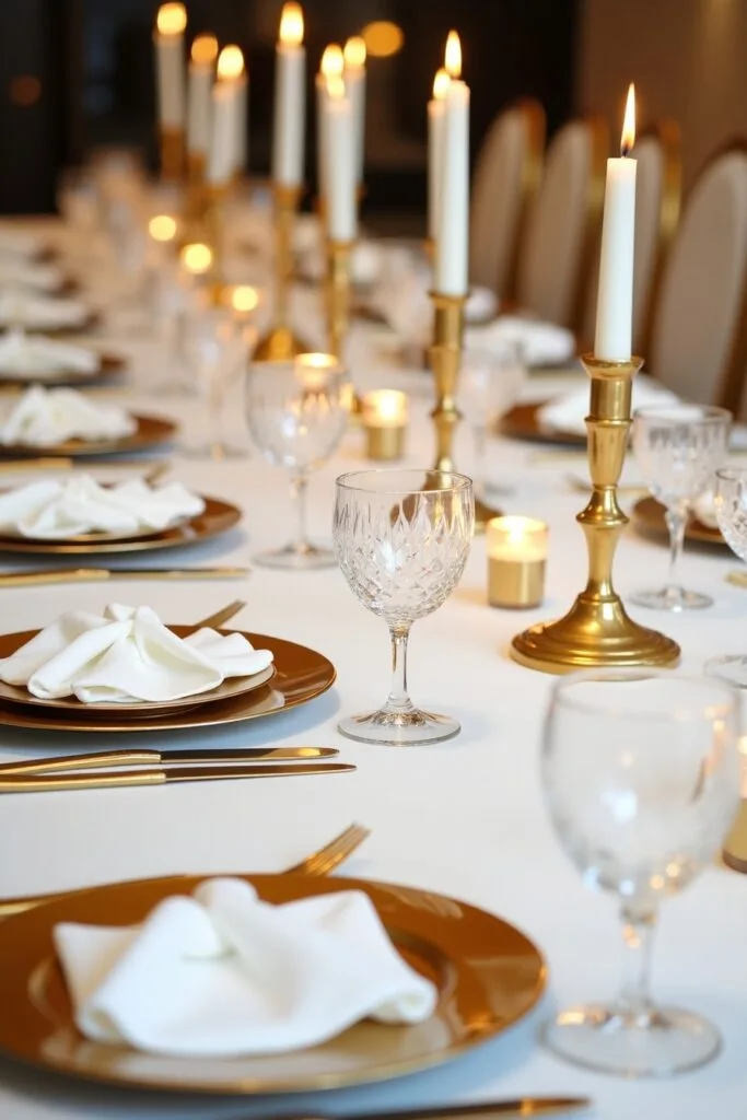 Classic Elegance Party Table Setting Pic