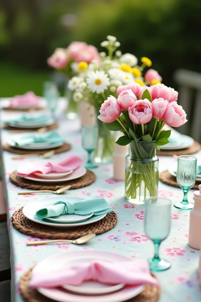 Garden Party Bliss Table Setting Pic
