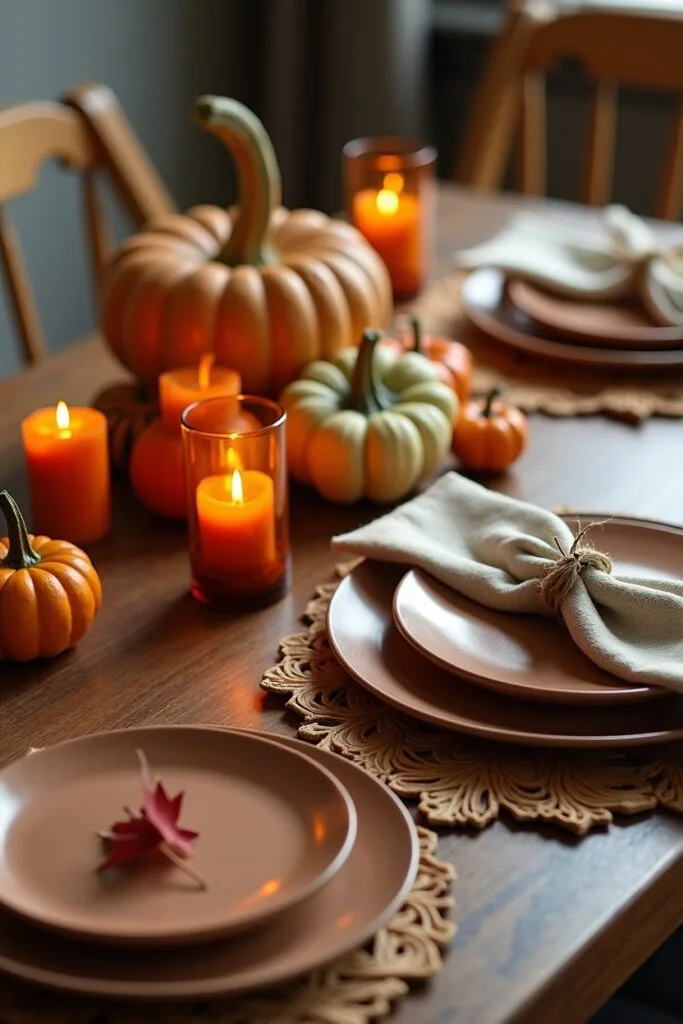 Seasonal Fall Feast Table Decor Pic