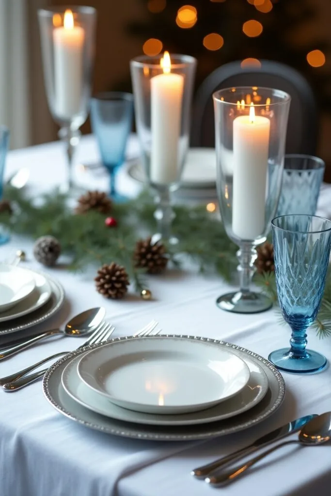 Winter Wonderland Table Setting Image
