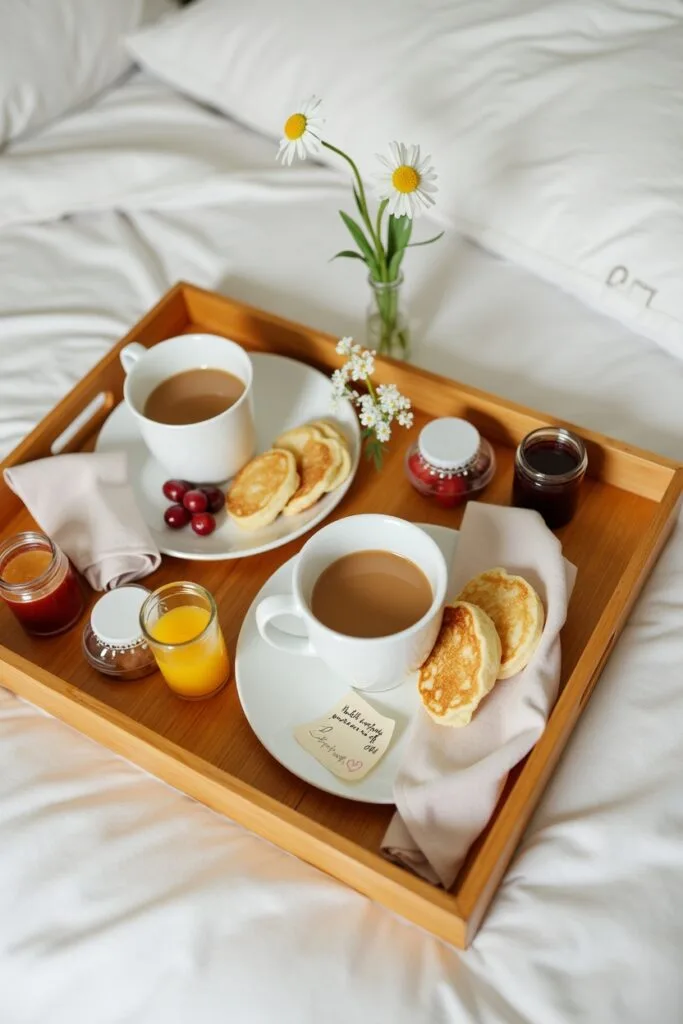 Breakfast in Bed Setup Ideas Pic