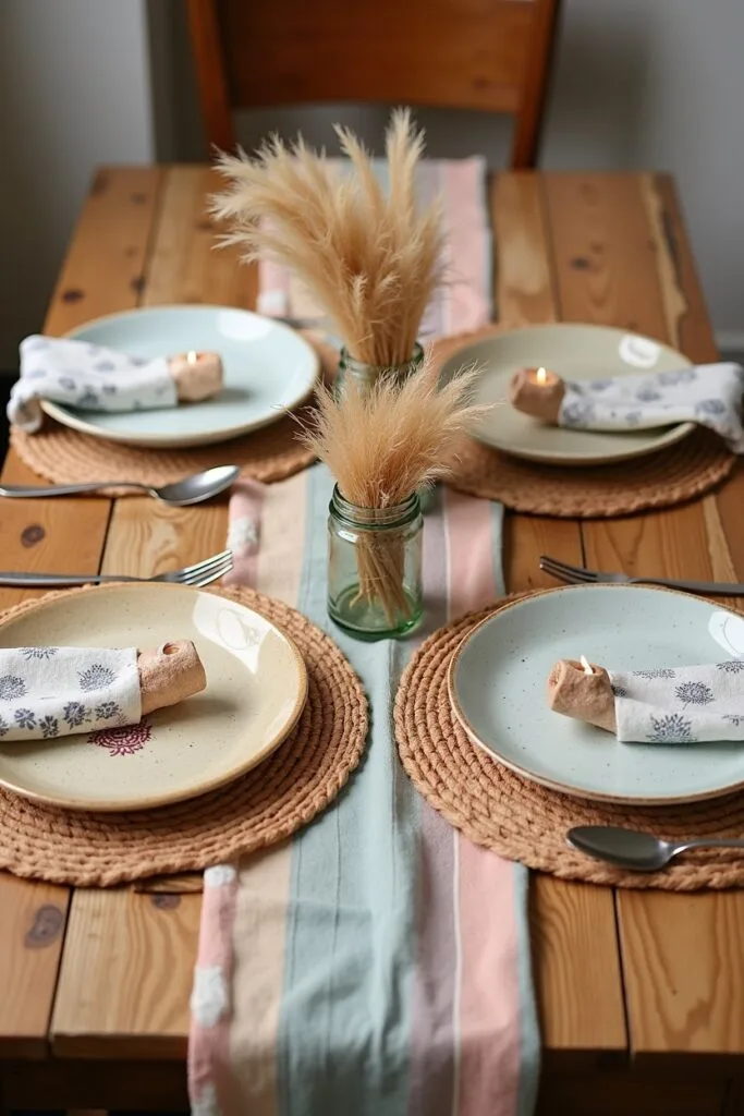 Bohemian Chic Table Setup Pic