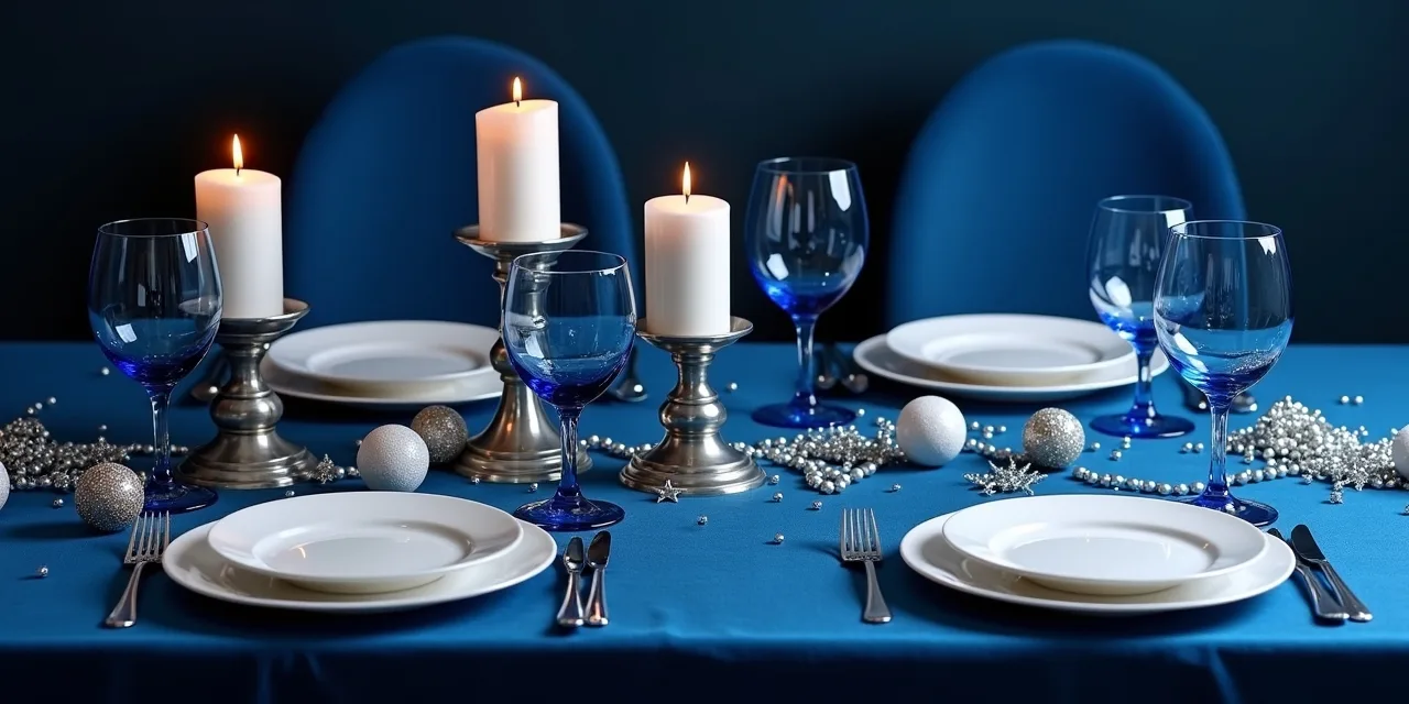 Blue and White Table Featured Image