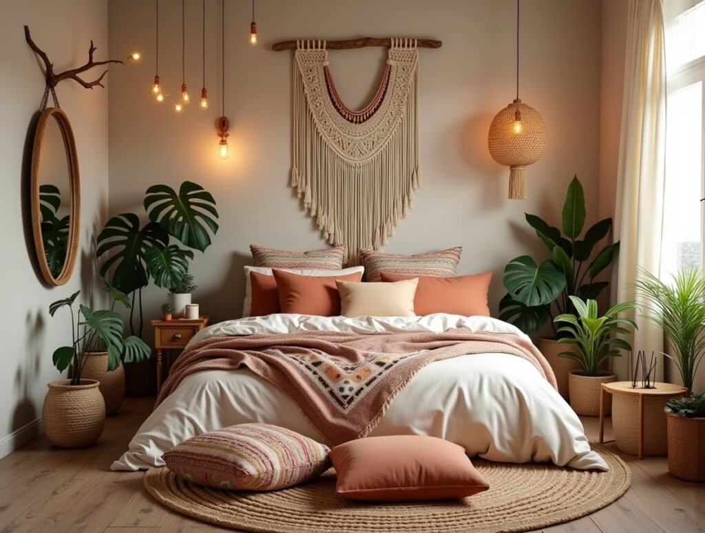 Boho-Chic Retreat Bedroom ideas women in 20s
