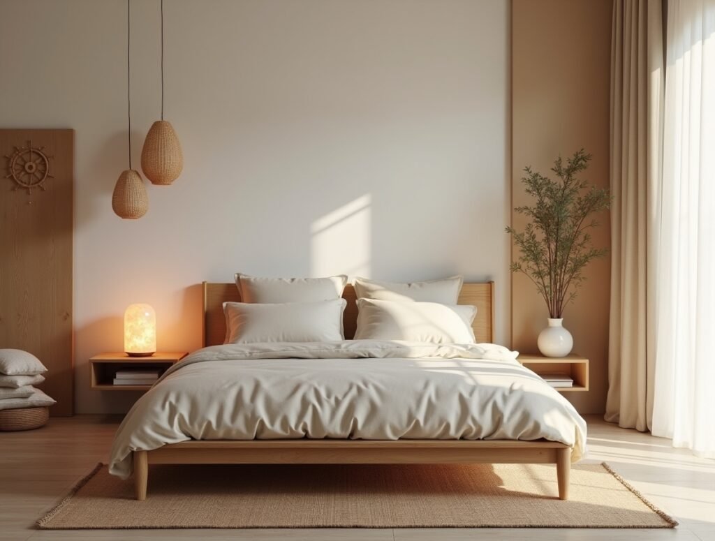 Zen-Inspired Oasis Bedroom ideas women in 20s