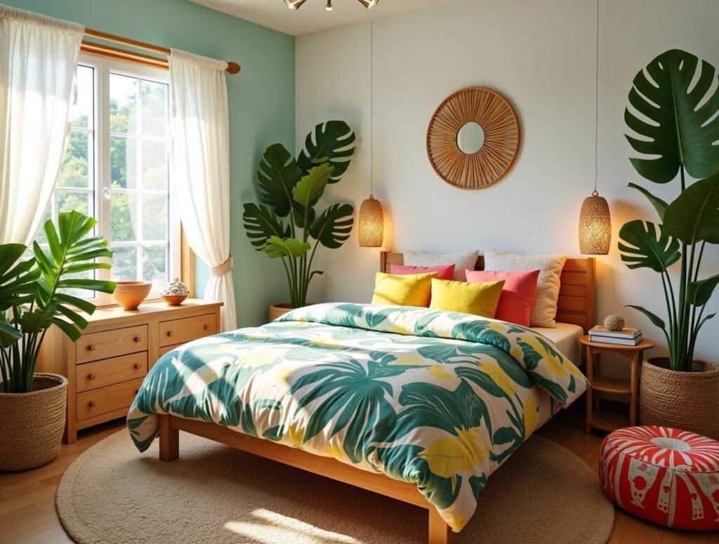 Tropical Vibes Room Bedroom ideas women in 20s