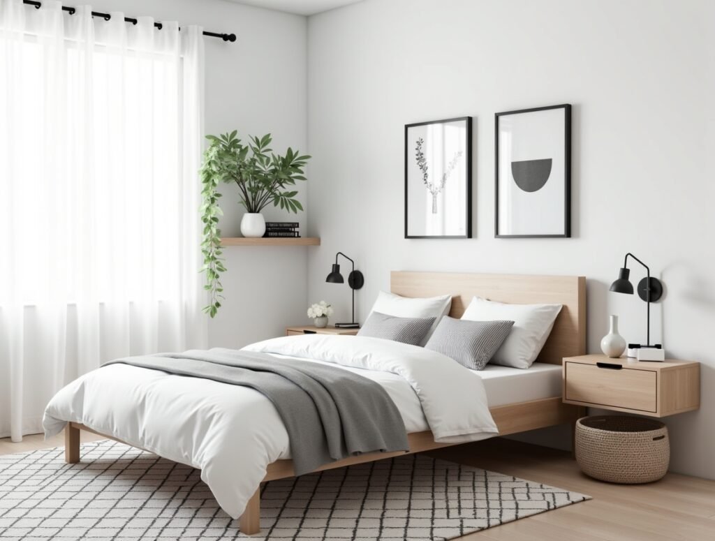 Scandi Simplicity Bedroom ideas women in 20s