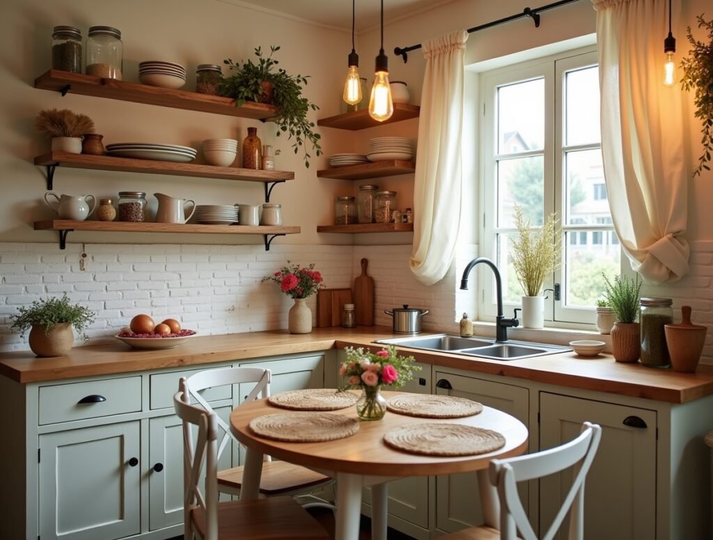Rustic Romance Kitchen Decor idea for couple pic