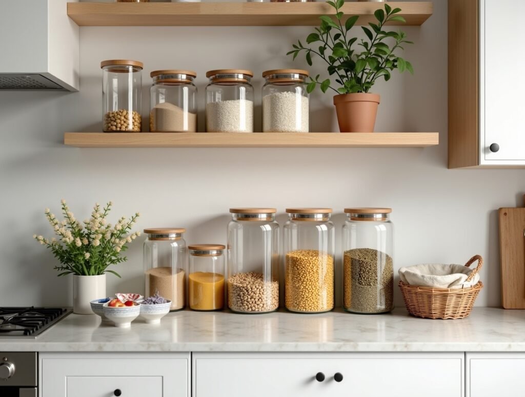 Coordinated Storage Containers kitchen decor image