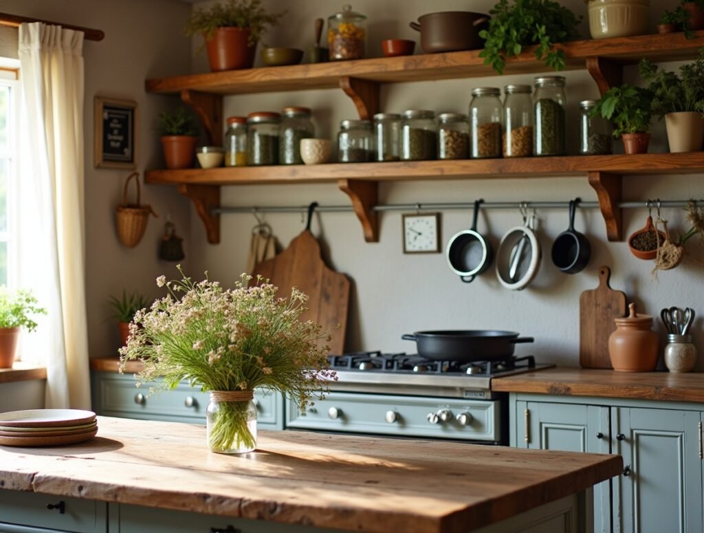 Rustic Summer Retreat Kitchen Decor idea pic