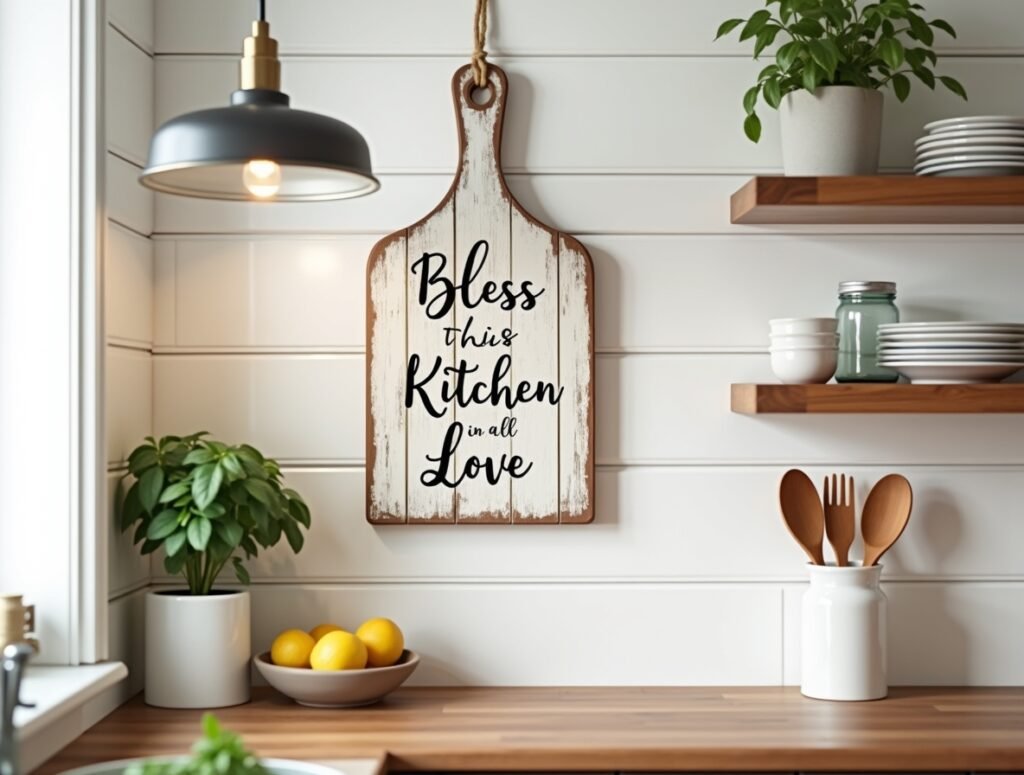 Cutting Board Sign Kitchen Decor diy ideas pic