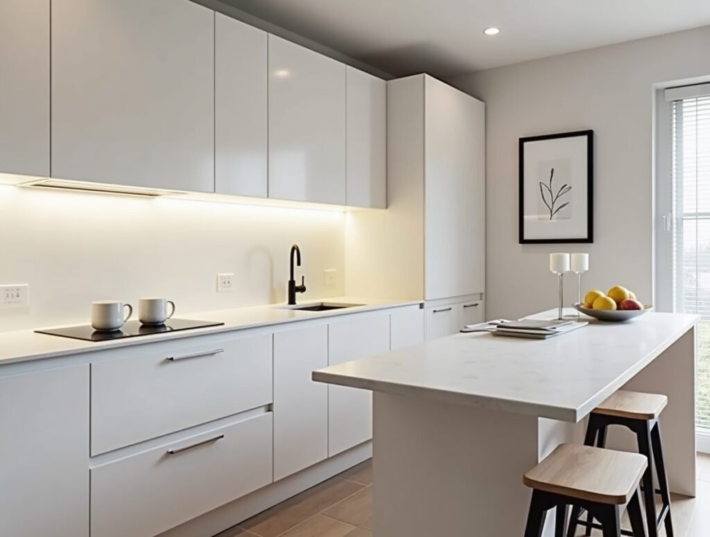 Minimalist Modern Couple kitchen decor pic