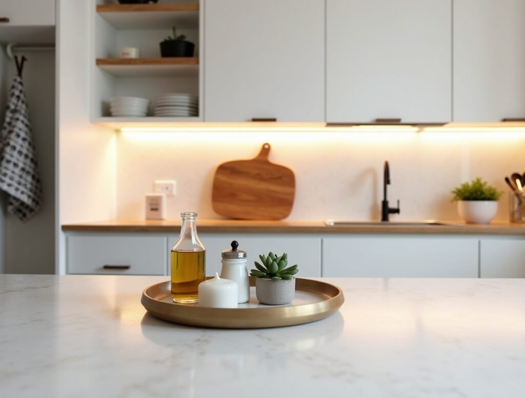 Countertop Tray Display kitchen decor image