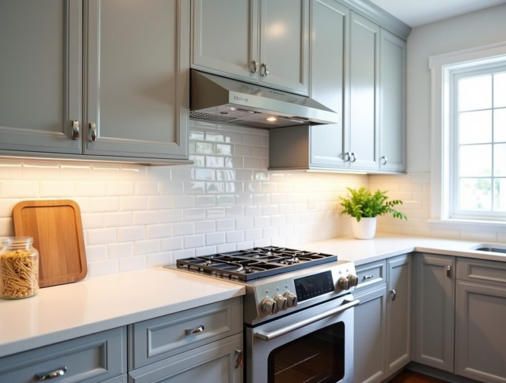 Subway Tile Backsplash Kitchen decor ideas pic