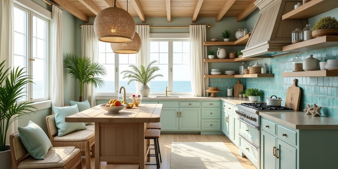 kitchen decor ideas for beach houses Featured Image